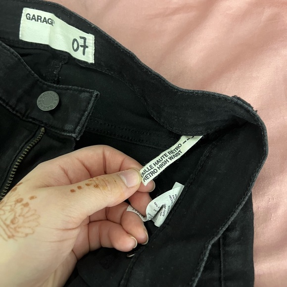 Garage Retro High Waist Size 7 skinny jeans - Picture 2 of 2
